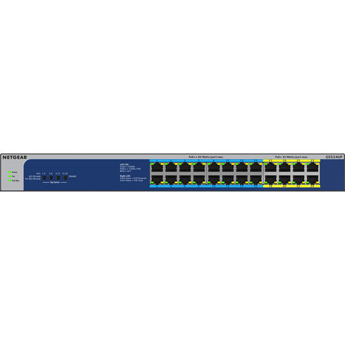 Netgear GS524UP Switch de Red Gigabit 24 Puertos 480W PoE++ Rackmount
