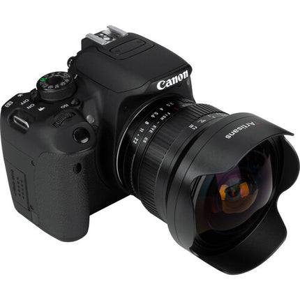 7Artisans 7.5mm f/3.5 Objetivo Ojo de Pez Canon EF 205° Ángulo Estuche