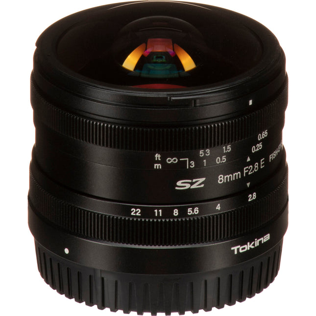 Tokina SZ 8mm f/2.8 Objetivo Ojo de Pez Sony E APS-C 180° ángulo 4" enfoque mínimo