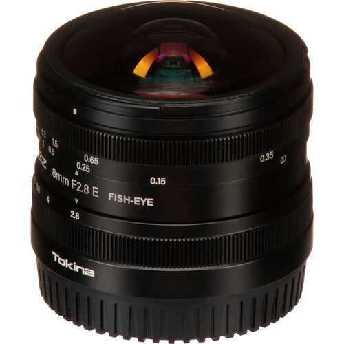 Tokina SZ 8mm f/2.8 Objetivo Ojo de Pez Sony E APS-C 180° ángulo 4" enfoque mínimo