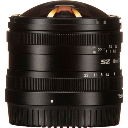 Tokina SZ 8mm f/2.8 Objetivo Ojo de Pez Sony E APS-C 180° ángulo 4" enfoque mínimo