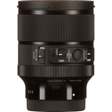 Sigma 24mm f1.4 DG DN Art Objetivo Full Frame Apertura f1.4 a f16 Sony E
