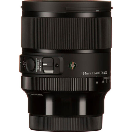Sigma 24mm f/1.4 DG DN Art objetivo para Leica L apertura f1.4 y filtro 72mm