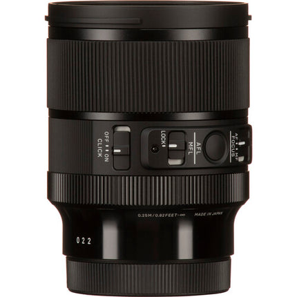 Sigma 24mm f/1.4 DG DN Art objetivo para Leica L apertura f1.4 y filtro 72mm