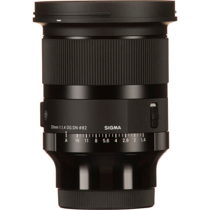 Sigma 20mm f1.4 DG DN Art lente Sony E formato Full Frame f1.4-16
