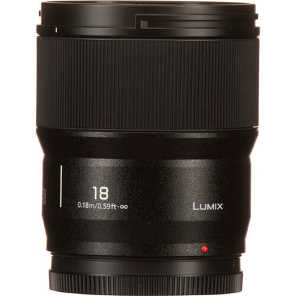 Panasonic LUMIX S 18mm f1.8 Objetivo Gran Angular Full Frame con Parasol