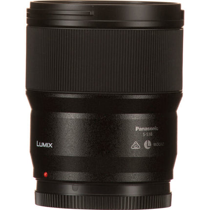 Panasonic LUMIX S 18mm f1.8 Objetivo Gran Angular Full Frame con Parasol