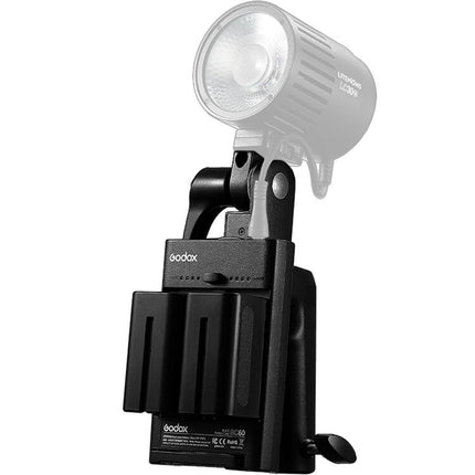 Godox ML-AK Kit de Accesorios para luces de video placa para 2 baterías y cable DC