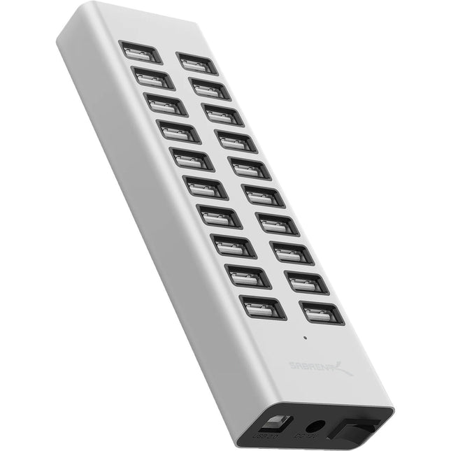 Sabrent AX-P20C Cargador y Hub USB-A 20 Puertos 90W 7.5A Mundial