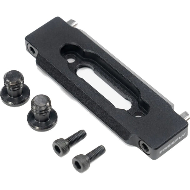 FREEFLY Rail NATO para cámaras Ember S5K Wave de 2.4 pulgadas aluminio con tornillos M3 1/4-20