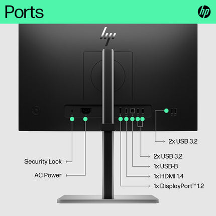 HP E22 G5 Monitor 21.5" Full HD 75Hz IPS 99% sRGB con HDMI y DisplayPort