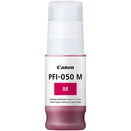 Canon PFI-050 Tinta Pigmentada Magenta 70mL Resistente Agua y Marcador para imagePROGRAF TC-20