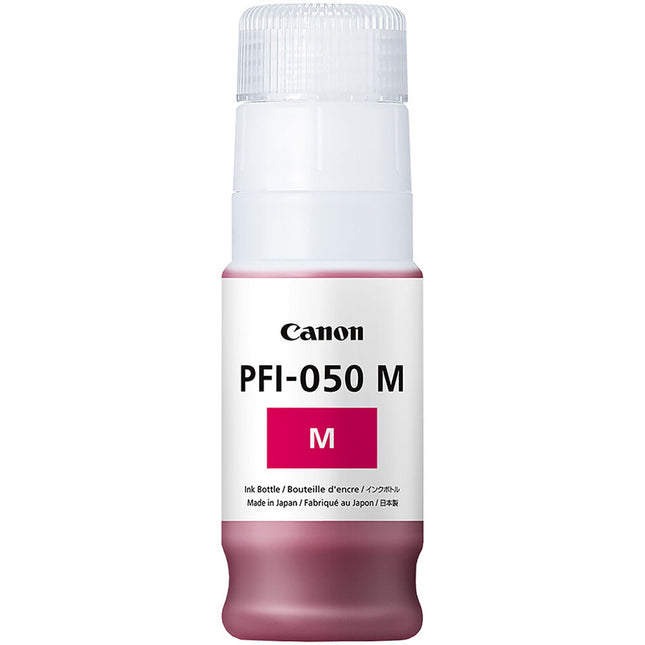 Canon PFI-050 Tinta Pigmentada Magenta 70mL Resistente Agua y Marcador para imagePROGRAF TC-20