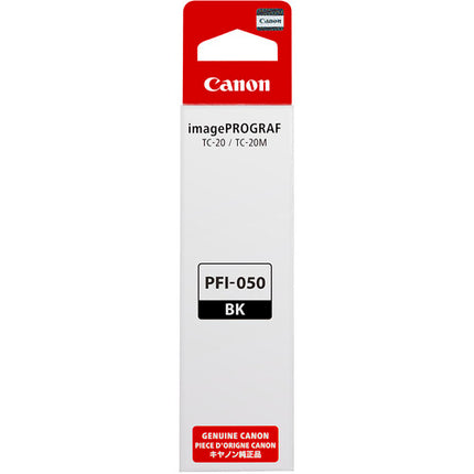 Canon PFI-050 Tanque de Tinta Negra Pigmentada 70mL Resistente agua y resaltador