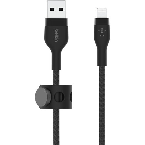 Belkin BoostCharge Pro Flex Cable Lightning a USB-A 9.8 pies Negro MFI