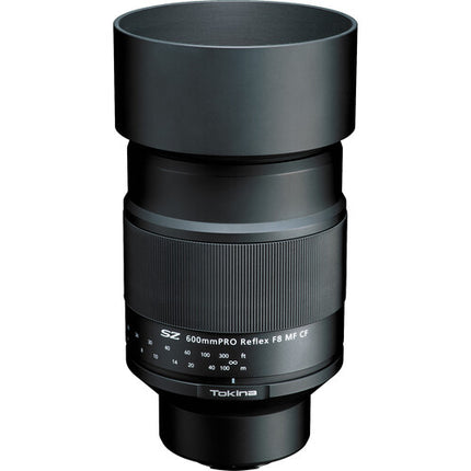 Tokina SZ 600mm f/8 Pro Reflex Teleobjetivo Manual para Canon EF-M con Parasol y Tapas