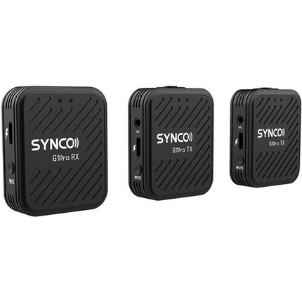 Synco WAir-G1-A2-Pro Sistema Micrófono Inalámbrico Dual 8H Batería 200m Alcance