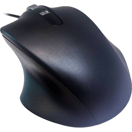 Matias Wired USB-A Mouse negro con rueda aluminio y botones OMRON