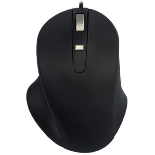 Matias Wired USB-A Mouse negro con rueda aluminio y botones OMRON