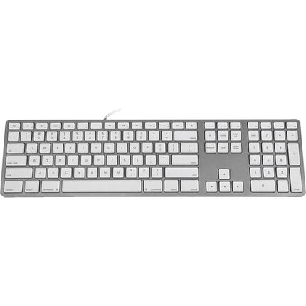 Matias Teclado USB-C para Mac Plata Teclas con Travel 2mm y Teclado Numérico