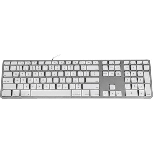 Matias Teclado USB-C para Mac Plata Teclas con Travel 2mm y Teclado Numérico