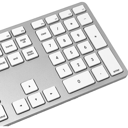 Matias Teclado USB-C para Mac Plata Teclas con Travel 2mm y Teclado Numérico