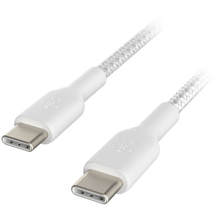 Belkin BoostCharge Cable USB-C Trenzado 60W 3.3 Pies Blanco