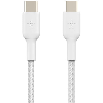 Belkin BoostCharge Cable USB-C Trenzado 60W 3.3 Pies Blanco