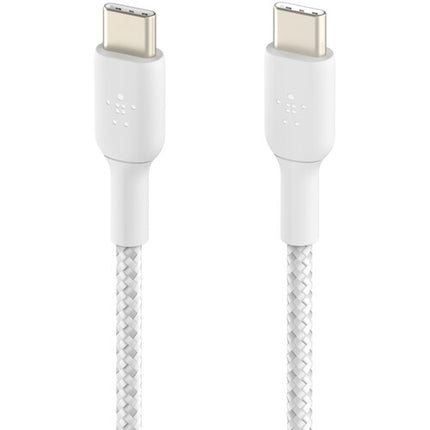 Belkin BoostCharge Cable USB-C Trenzado 60W 3.3 Pies Blanco