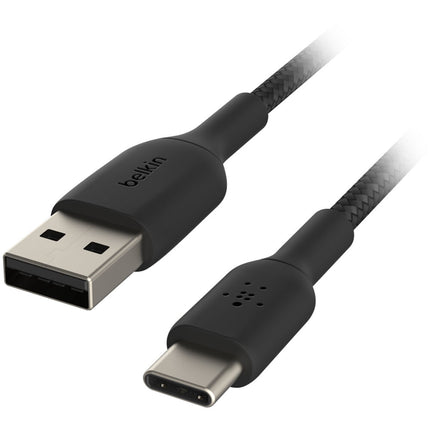 Belkin BoostCharge Cable USB-C a USB-A 3.3 pies Nylon 15W Negro