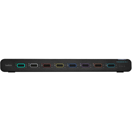 Belkin 8-Port Single Head DisplayPort HDMI KVM Switch con Control Remoto Optico