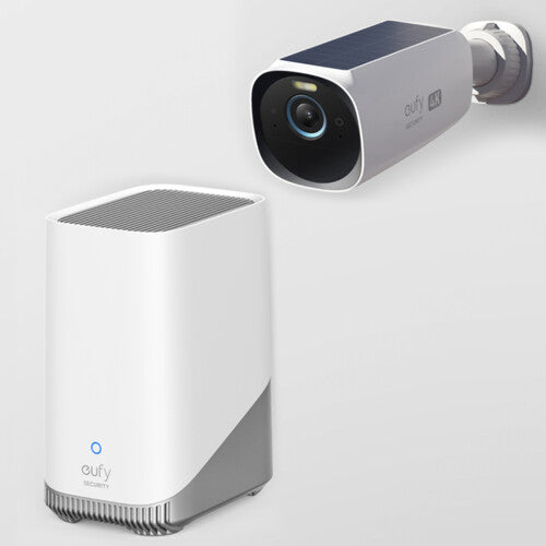 eufy Security eufyCam 3 Kit Cámaras de Seguridad Inalámbricas 4K UHD 2 Unidades 16GB Integrada
