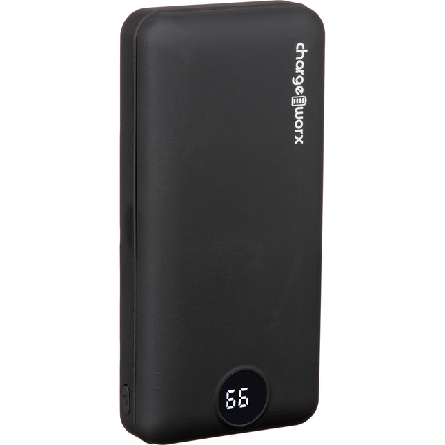 ChargeWorx Power Bank 20000mAh Triple USB Puerto C Negro
