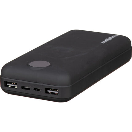ChargeWorx Power Bank 20000mAh Triple USB Puerto C Negro