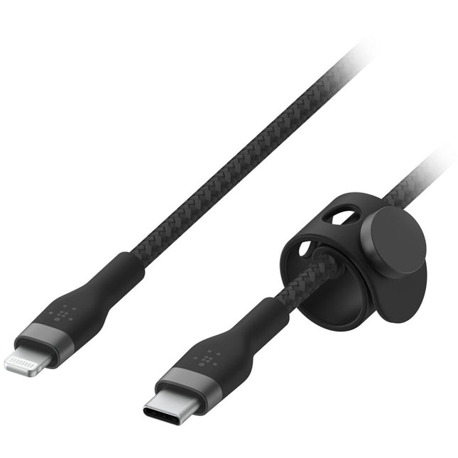 Belkin BOOST CHARGE PRO Flex Cable USB-C a Lightning 9.8 pies Trenzado Negro