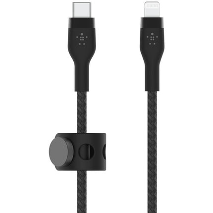 Belkin BOOST CHARGE PRO Flex Cable USB-C a Lightning 9.8 pies Trenzado Negro