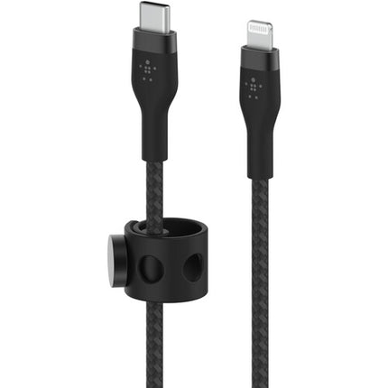 Belkin BOOST CHARGE PRO Flex Cable USB-C a Lightning 9.8 pies Trenzado Negro