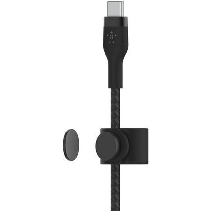 Belkin BOOST CHARGE PRO Flex Cable USB-C a Lightning 9.8 pies Trenzado Negro
