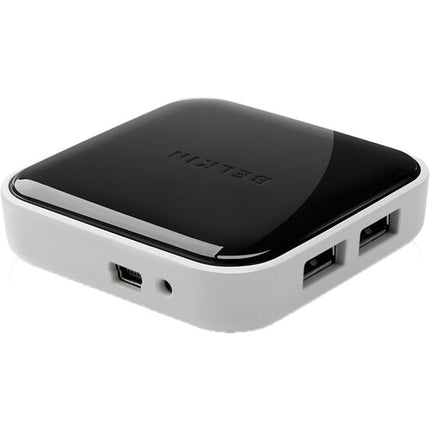 Belkin USB-A 2.0 Hub de Escritorio con 4 Puertos 480 Mb/s Gris