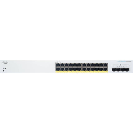 Cisco CBS220-24P-4X Switch de Red Gestionado 24 Puertos Gigabit PoE+ 4 SFP+ 195W