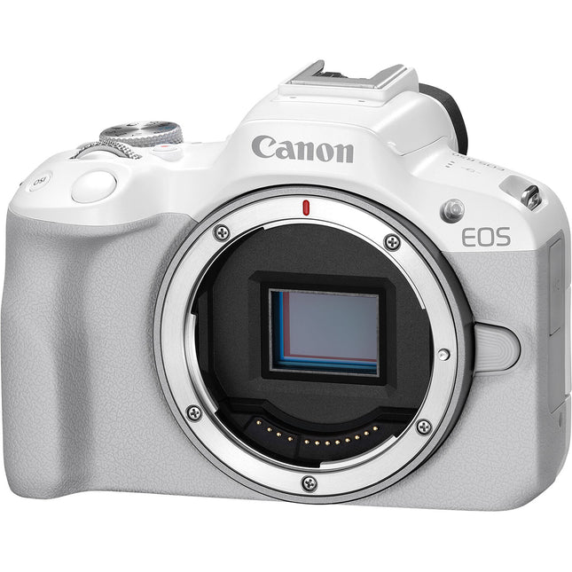 Canon EOS R50 Cámara Sin Espejo Blanco 24.2MP UHD 4K 30p Bluetooth Wi-Fi