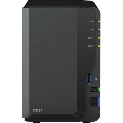 Synology DiskStation DS223 NAS 8TB 2-Bahías 2x4TB 5400 rpm SATA III