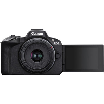 Canon EOS R50 Cámara sin Espejo 24.2MP UHD 4K Con Lentes 18-45mm y 55-210mm