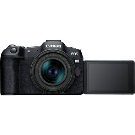 Canon EOS R8 Cámara sin Espejo 24.2MP Sensor Full Frame 4K60p Vídeo con Lente RF 24-50mm f4.5-6.3 IS STM