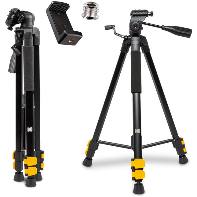 Kodak Photo Gear Trípode Ligero 62 Pulgadas Capacidad 4 kg con Montura para smartphone
