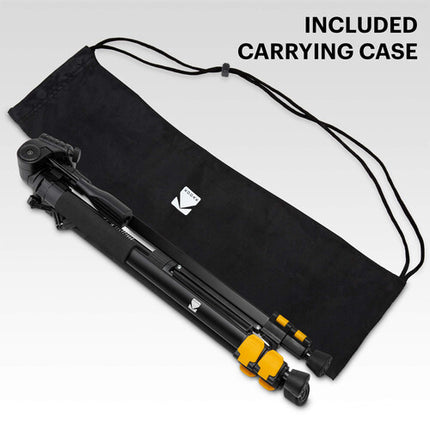Kodak Photo Gear Trípode Ligero 62 Pulgadas Capacidad 4 kg con Montura para smartphone