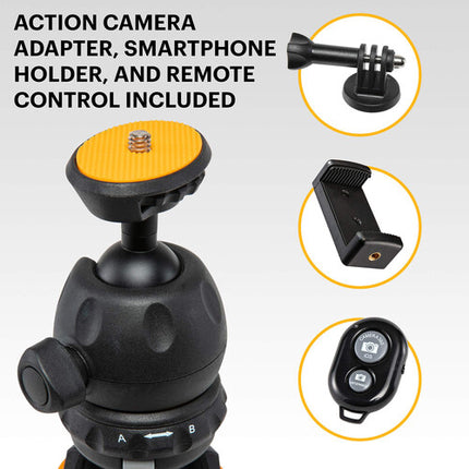 Kodak trípode 9 pulgadas capacidad 2 kg altura máxima 9 pulgadas con mando bluetooth