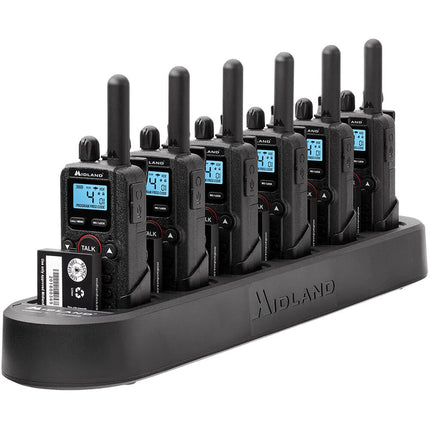 Midland BizTalk BR180X6BGC Radio Empresarial 6 Unidades 1800mAh Cargador Múltiple