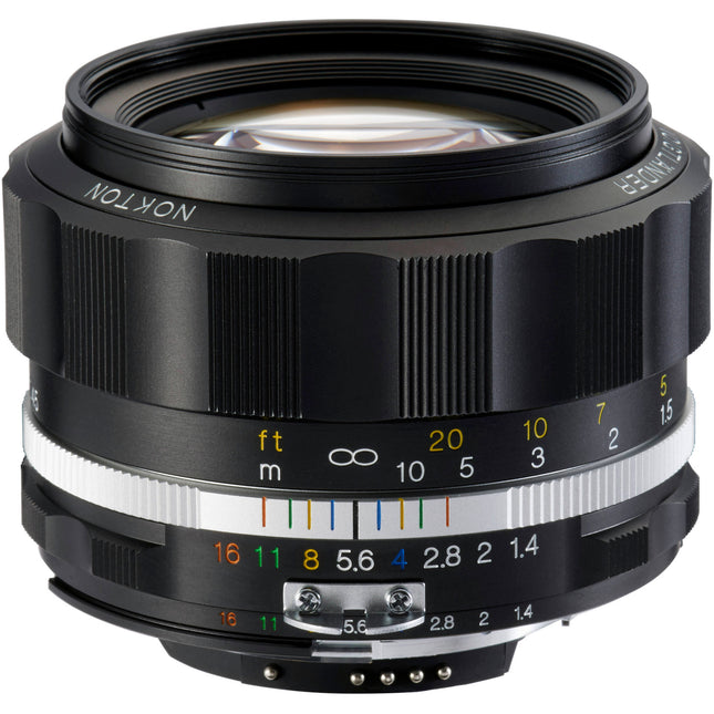 Voigtlander Nokton 58mm f1.4 SL II S Lente F Mount FX Formato Negro