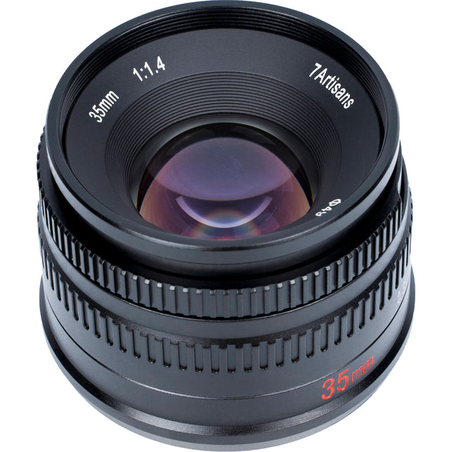 7Artisans 35mm f1.4 Objetivo para Sony E APS-C f1.4 a f16 Manual